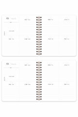 Matt Notebook Süresiz Planlayıcı Kare Ajanda Yeşil